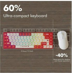 Resim Miaxtreme Ak680 Kablolu Red Switch Mekanik Klavye-rainbow Aydınlatma Hot-swap 