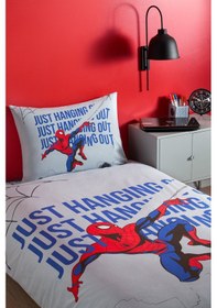 Resim Özdilek Spiderman Blue Web Tek Kişilik Lisanslı Lastikli Çocuk Nevresim Takımı Çok Renkli 