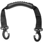 Resim Teltree Siyah El Tutturmalı Kayak Botu Bağlama Kayışları - Çok Fonksiyonlu Kayak Ayaklığı Sabitleme Kayışı Siyah 