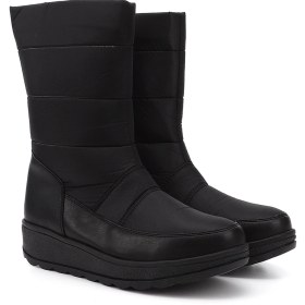 Resim Gönderi R Kadın Siyah Fermuarlı Termo Taban Comfort Kar Botu Gkzb13452420 Siyah 