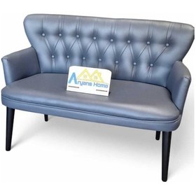 Resim Ahşap Ayaklı Kollu Antrasit Gri Deri Ofis Koltuğu Büro Koltuğu Ofis Bekleme Koltuğu 1 Adet İkili Gri 