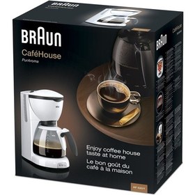 Resim Braun KF520 Cafe House Filtre Kahve Makinası Beyaz 