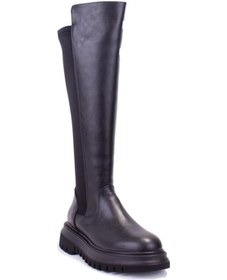 Resim Monarosa 1043 Kadın Günlük Streçli Düz Topuk Çizme Siyah 