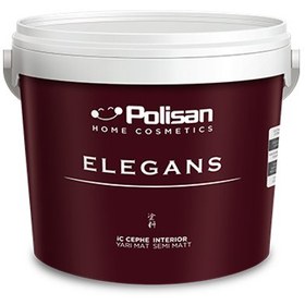 Resim Polisan 7,5 L Elegans Yarı Mat Beyaz İç Cephe Boyası 