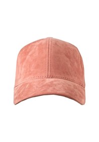 Resim Unisex Vegan Süet Şapka Pudra 