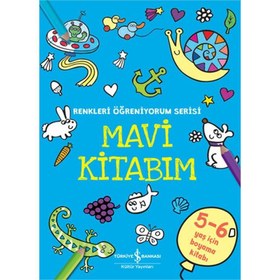Resim Mavi Kitabım - Renkleri Öğreniyorum Serisi 