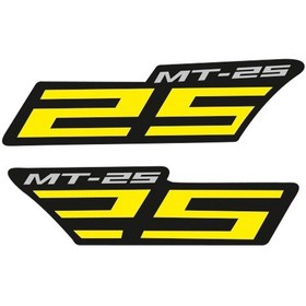 Resim Mt-25 Sarı Yan Stıcker Set 