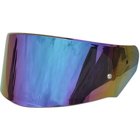 Resim Ranyeek Ls2 Ff320/328/353/800 Motosiklet Kaskı Camı - 2021 Model Pc Malzeme Renk Seçenekli Altın, Gri, Çokrenk, Gümüş, Şeffaf Multicolor 