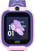 Resim VGEBY Çocuk Smartwatch, Erkek 2G HD Dokunmatik Ekran Smartwatch LBS Konumlandırma Sesli Arama SOS Uyarısı Telefon Saati (Pembe) 