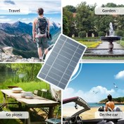 Resim 1 adet Taşınabilir Güneş Şarj Cihazı, Açık Hava Seyahati ve Kamp USB Power Bankı, Güneş Işığı ile Şarj, Telefonlar, El Fenerleri, Fanlarla Uyumlu, Harika Tatil Hediyesi, Doğum Günü Hediyesi 