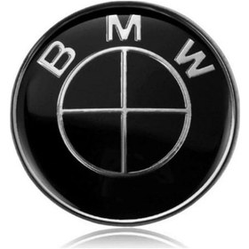 Resim Bmw Direksiyon Logo 45Mm (Fullblack) 