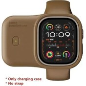 Resim Taşınabilir Kablosuz Şarj Cihazı 1200 Mah Yedek Pil Powerbank Cihazı İos Uyumlu Kahverengi 44mm 45mm Kahverengi 