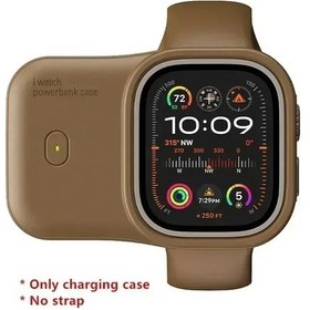 Resim Taşınabilir Kablosuz Şarj Cihazı 1200 Mah Yedek Pil Powerbank Cihazı İos Uyumlu Kahverengi 49mm Kahverengi 