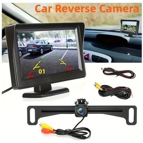 Resim Motion003 10.92cm Ahd Monitörlü Evrensel Arka Görüş Kamera Seti Wdzj5 Araba Kamyon Rv Mini 