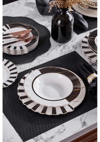 Resim Neva N3275 Marble Plus Hibrit 24 Parça 6 Kişilik Yemek Takımı 