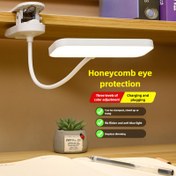 Resim 1 adet Dokunmatik Kontrollü LED Masa Lambası ve Klipsli Okuma Işığı - 3 Ayarlanabilir Renk Sıcaklığı, USB Şarj Edilebilir, Göz Koruyucu Yumuşak Aydınlatma, Titreşim veya Karartma Yok, Yatak Odası & Ev Kullanımı İçin İdeal, Yatak Odası Lambası 
