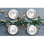 Resim Güral Porselen 24 Parça Atina Yemek Takımı Elegant GBSATN24KY4E40711 