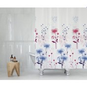 Resim Zethome Tropik Banyo Duş Perdesi 8747 Tek Kanat 1X120X200 