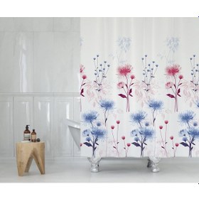 Resim Zethome Tropik Banyo Duş Perdesi 8747 Tek Kanat 1X120X200 