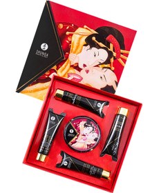 Resim Amore Point Shunga Geisha' Secret paketi, çilek ve şampanya 
