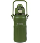 Resim Dodge DB-24546 Çift Kullanım Pipetli/Rahat İçim Yeşil 800ml Askılı Çelik Matara 