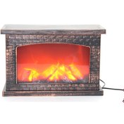 Resim Şömine Ledli Lamba Model 6 