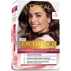 Resim Loreal Paris Excellence Creme Saç Boyası 5 Kahve 