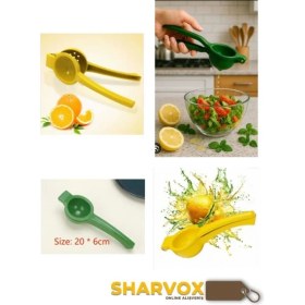 Resim Sharvox Limon Sıkacağı – Narenciye ve Portakal Sıkma Aparatı | Pratik El Tipi Sitrus Presi 