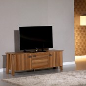 Resim Pasific Home Story 3 Kapaklı Ayaklı Tv Ünitesi 144cm, Ceviz 