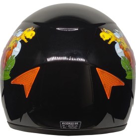 Resim Mts Full Face Motosiklet Çocuk Kaskı K4 Dino Black 