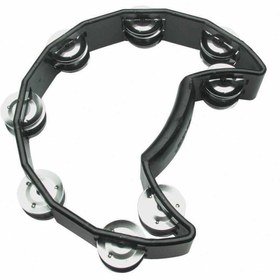 Resim Karin SK-100 Yarım Ay Tef - 8 Çift Zilli (Aksesuar - Ritim Seri) | Ergonomik Tutuş, 8 Çift Paslanmaz Çelik Zil, Yüksek Ses Hacmi ve Hafif Gövde | Ölçü: 22 cm Standart Genişlik 