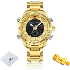 Resim Hanyang Gg Erkek Saatler Lüks Moda Spor Izle Navıforce Marka Erkekler Kuvars Analog Dijital Saat Erkek Su Geçirmez Paslanmaz Çelik Saatler (Yurt Dışından) 