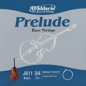 Resim D'Addario J611 Prelude Tek Kontrabas Sol (G) Teli (3/4) | Masif Çelik Çekirdek ile Yüksek Dayanıklılık Ekonomik Performans ve Parlak Ses Karakteri 