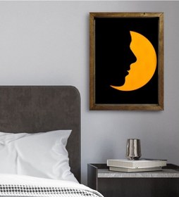 Resim Bk Gift Yatak Odası Konseptli Doğal Masif Ahşap Çerçeveli Tablo 4 (551112436) 