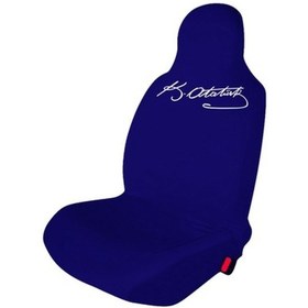 Resim Hyundai Accent Era Penye Oto Koltuk Kılıfı - Atatürk Imza Baskılı (493144692) 