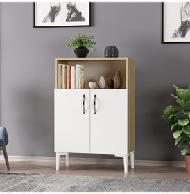 Resim Alice Çok Amaçlı Dolap Ayakkabılık Safirmeşe - Beyaz 