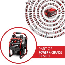 Resim Einhell Professional Akülü Kompresör SILENZZO 36/210 Power X-Change (36 V, maks. 8 bar, 8 L tank, 210 L/dakika emiş kapasitesi, basınç göstergesi, yağsız, özellikle sessiz, aküsüz) - 4020380 