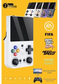 Resim M21 64gb Ips Hdmi Tv 20000+ Oyunlu Retro Arcade Atari Psp/ps1/fıfa Gta Mario Games Oyun Konsolu 