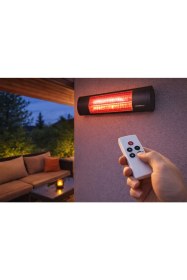 Resim Cafesun Dış Mekan Uzaktan Kumandalı Infrared Dış Mekan Isıtıcı 2000W 