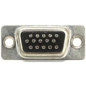 Resim Elektromer 15 Pin Erkek 3 Sıra D-sub Konnektör-182984 