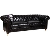 Resim 3A Mobilya Pullap Black Chesterfield 230X90X80 CM 