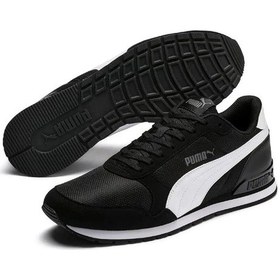 Resim Puma St Runner V2 Mesh Siyah Beyaz Spor Ayakkabı Siyah - Beyaz 
