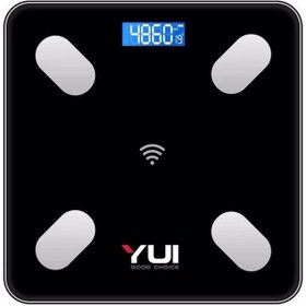 Resim Yui Tzc001 Yağ Ölçer Fonksiyonlu Akıllı Bluetooth Şarjlı Tartı Siyah(YUI TÜRKİYE GARANTİLİ) 