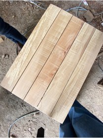 Resim Cekabotanik Ceka Botanik Masif Ahşap Katlanır Masa - %100 Doğal El Yapımı Balkon ve Bahçe Masası 