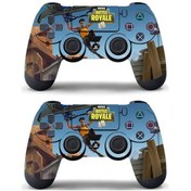 Resim Samdoo Ps4 Oyun Kolu Sticker Fortnite Desenli Pvc Koruyucu Film - Kirik Ve Çiziklerden Koruma, Dekoratif Görünüm 