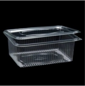 Resim Merpak Ambalaj Plastik Sızdırmaz Kap 2000 gr 10'lu Saklama Kabı Plastik Kapaklı Kase Şeffaf Kullan At Kase 