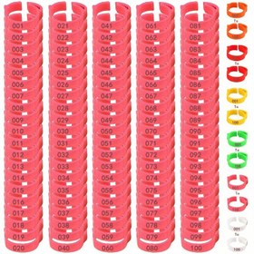 Resim 100'lük Kanatlı Hayvan Bacak Bantları Sayı 001-100, Ayarlanabilir Çıkartmalı Plastik Tavuk Bacak Halkaları, Ördekler, Tavuklar, Güvercinler, Kazlar, Oyun Kuşları, Hindi - Dayanıklı, Pil Yok, Elektriksiz Kullanım 