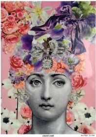 Resim Lineart Craft Pirinç Dekopaj Kağıdı Model - 1106 