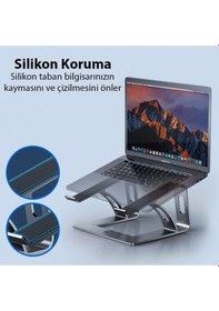 Resim ALLY MC LS653 Premium Ergonomik Alüminyum Laptop-Bilgisayar Stan 