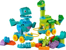 Resim Lego Duplo 3’ü 1 Arada Tekerlekli Dinozorlar 10451 